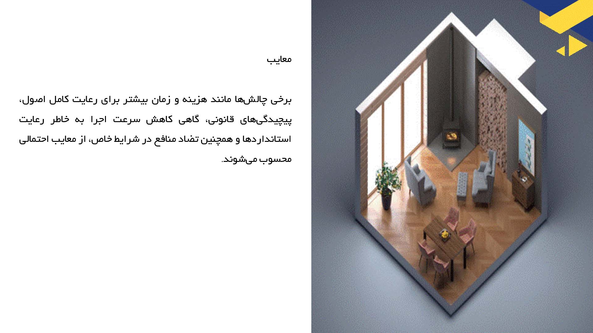 پاورپوینت در مورد اخلاق حرفه‌ای در معماری داخلی